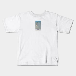 the moon tarot card Kids T-Shirt